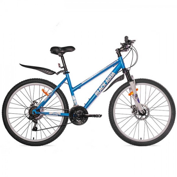 Велосипед двухколесный 26 Black Aqua Lady 1651 D matt Голубой GL-307D