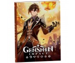 Книга 978-5-353-10407-0 Genshin Impact на каждый день с наклейками (коричневый)
