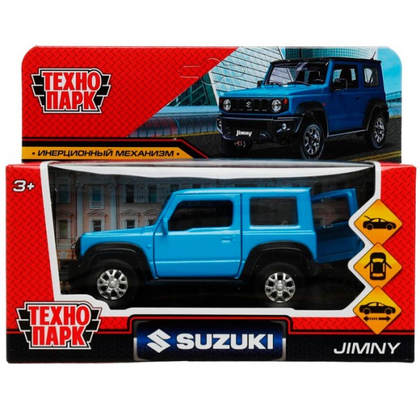 Модель JIMNY-12-BUBK SUZUKI JIMNY 11,5 см синий Технопарк в коробке 