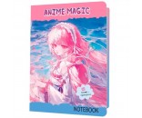 Блокнот 30 л Аниме MAGIC обложка девочка с длинными розовыми волосами 9785001418009