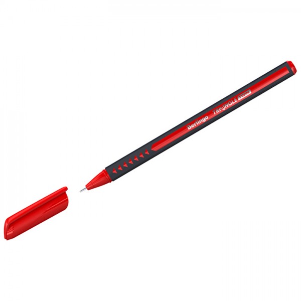 Ручка шарик красный 0,7мм Triangle Twin игольчатый стержень 309750