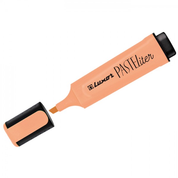 Текстовыделитель Luxor Pasteliter пастельный оранжевый, 1-5мм 4023P